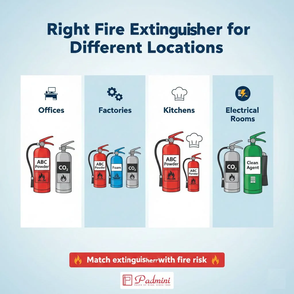 Right-Fire-Extinguisher-for-Different-Locations